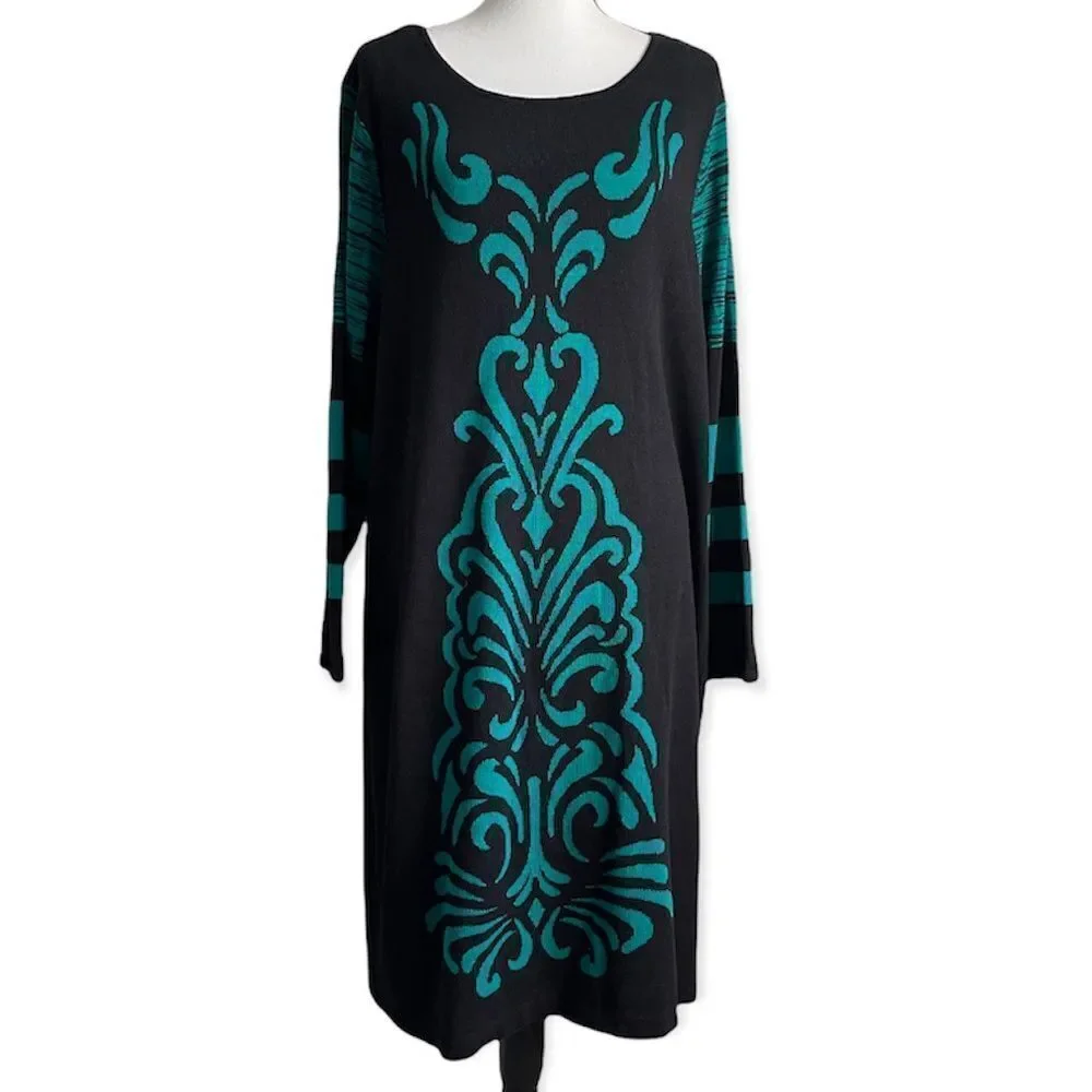 NY collection Emma Knit Sweater Dress